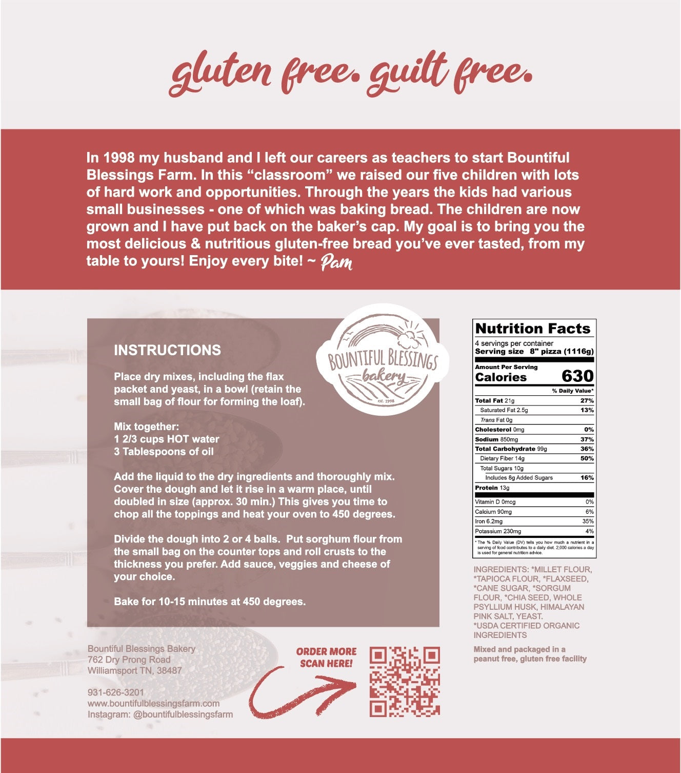 Gluten Free Pizza Lover's Box (Pack of 4)